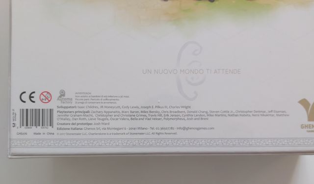 Charterstone. Gioco da tavolo.