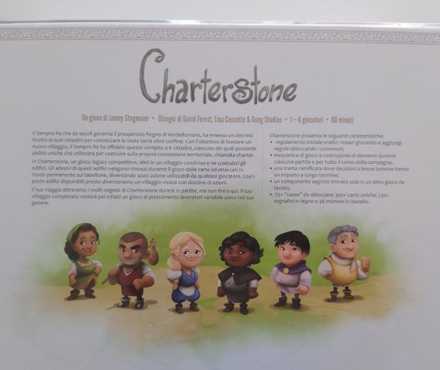 Charterstone. Gioco da tavolo.