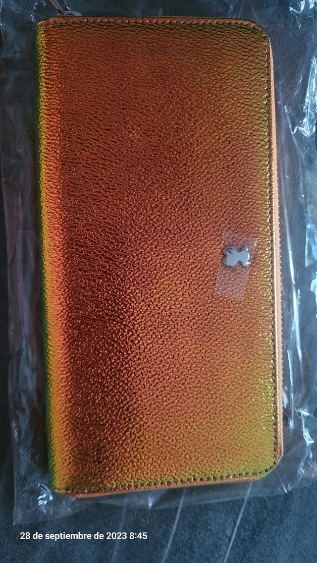 billetera Tous naranja iriscente NUEVA