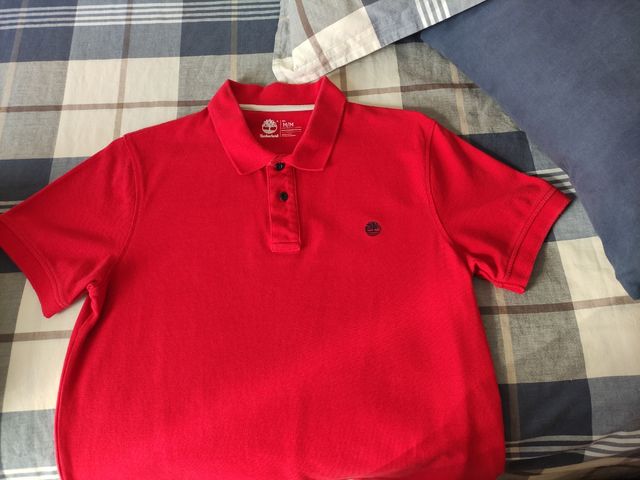 polo manga corta rojo