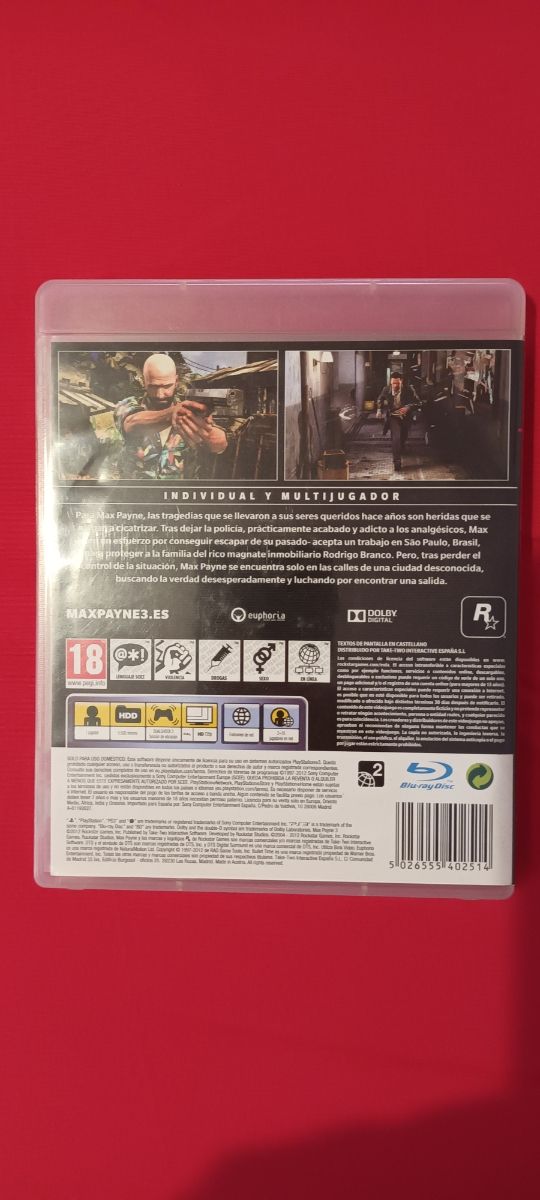 juego de ps3 máx payne 3