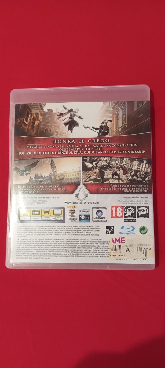 juego ps3 Assassing creed II
