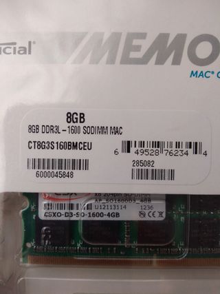 Memoria RAM 8G