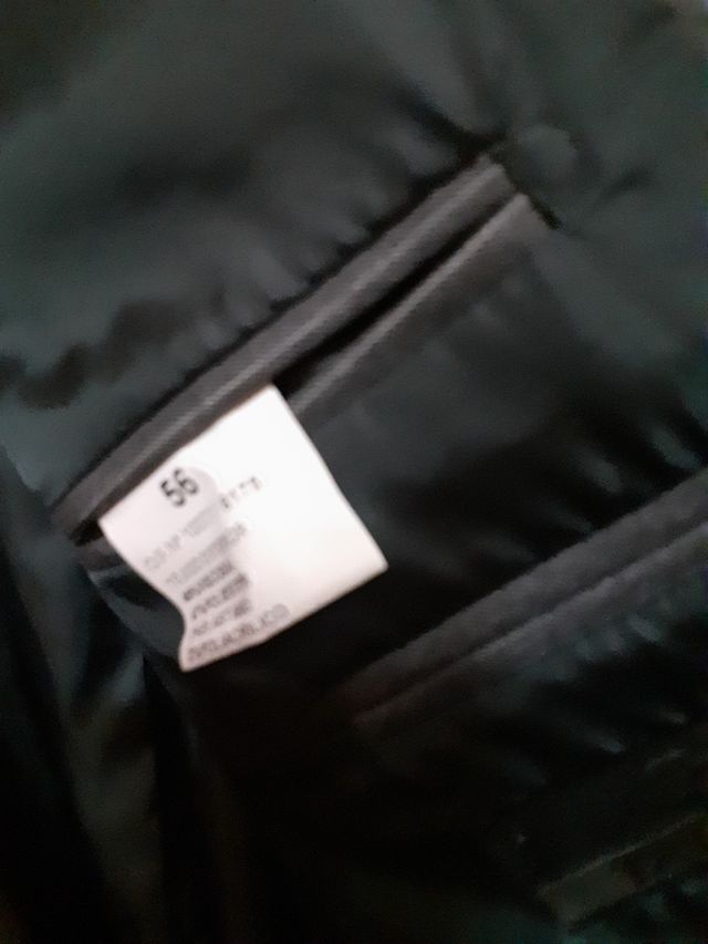 Traje hombre gris rayas