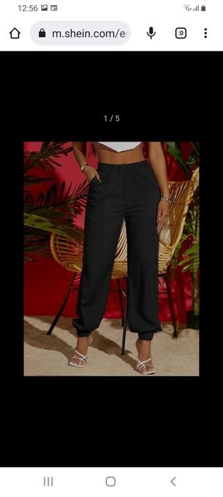 Pantalón negro Shein