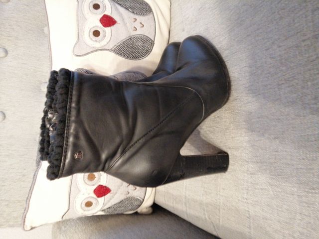 Botil tacon alto negro Mustang t. 40