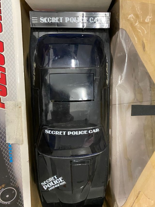 Secret police car 1988, funciona, vintage juguetes