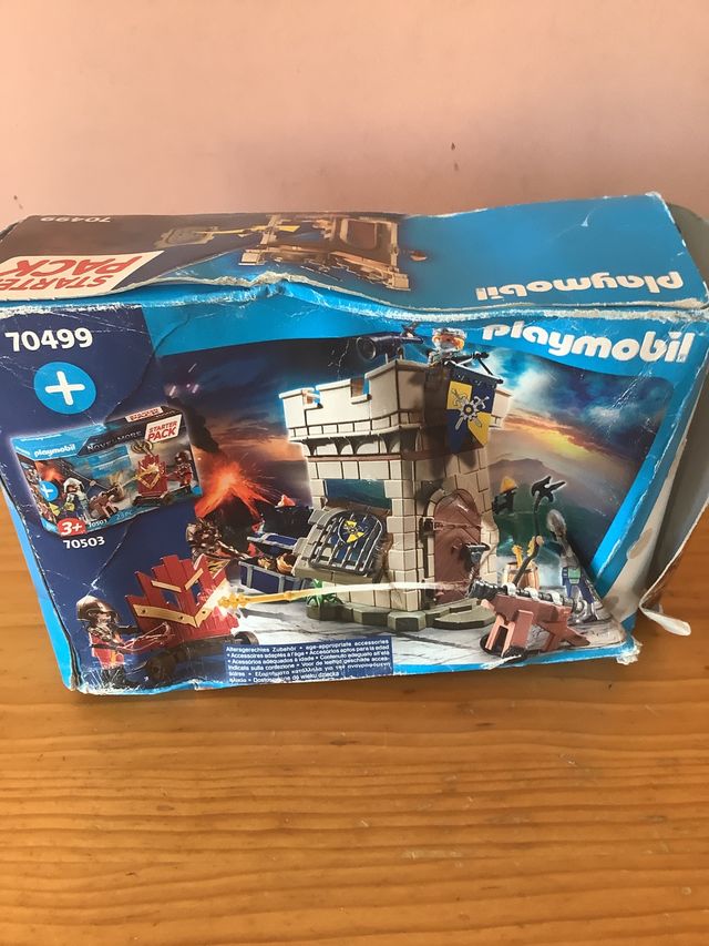 Playmobil medieval caja deteriorada