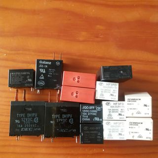 Reles para microondas de 5 a 12 Voltios 