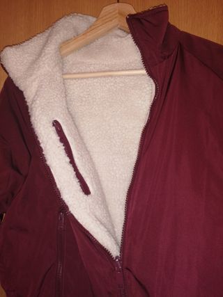 Chaqueta Reversible bomber con borreguito 