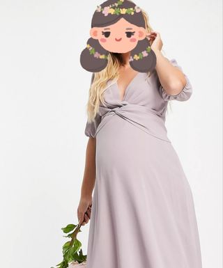 Vestido de ceremonia para embarazadas 
