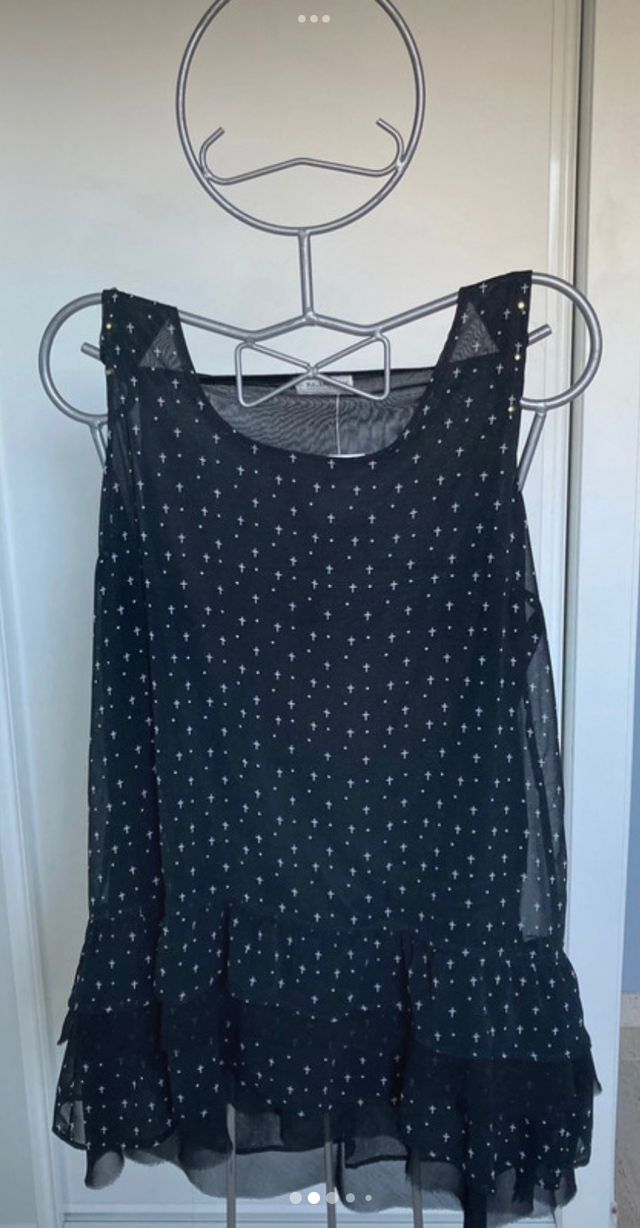 Últimos dias - Vestido corto negro Pull&Bear