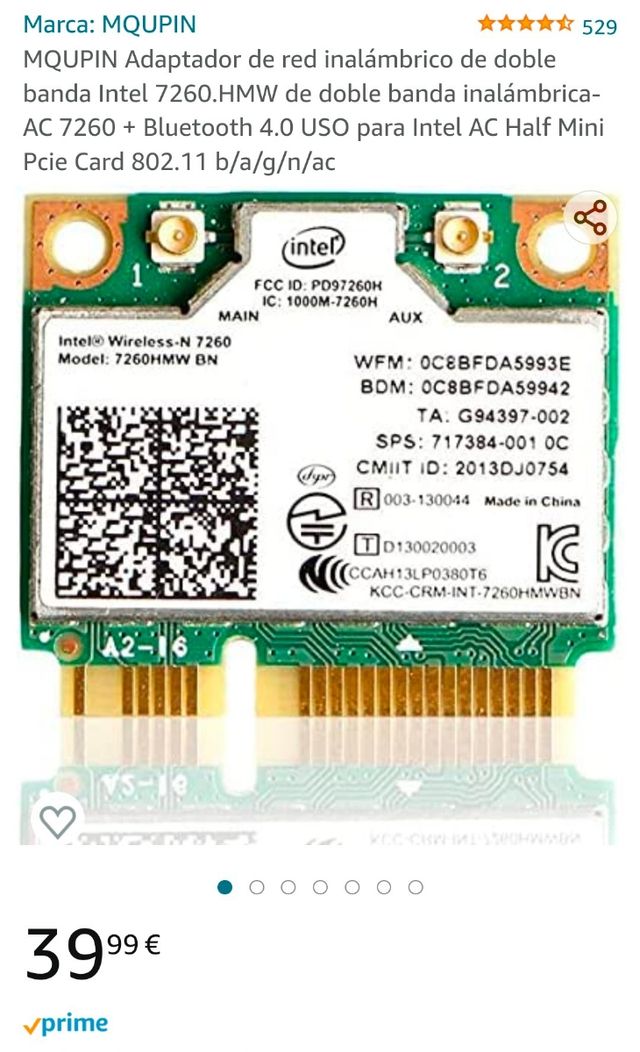 MQUPIN Adaptador de red inalámbrico