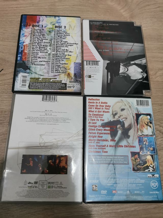 Lote 4 DVD Musicales.