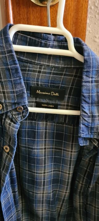 Camisa de cuadros Massimo Dutti