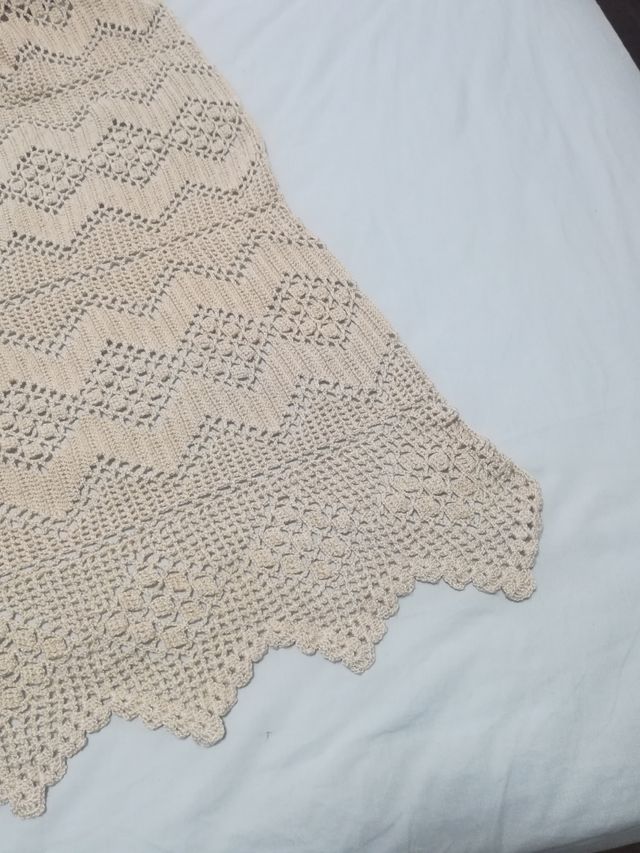 Colcha de ganchillo artesanal + REGALOS