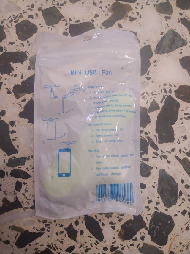 Ventilador USB de iPhone