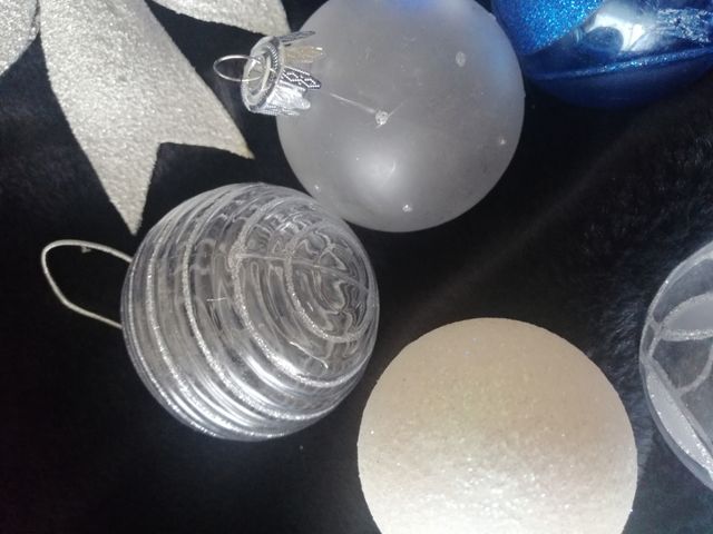 Decoración Navidad Azul y blanco.