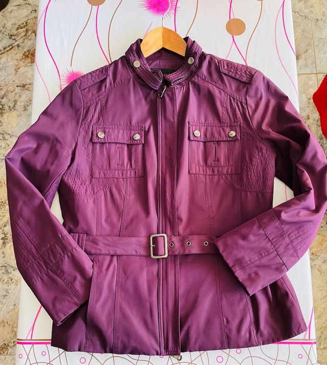 Chaqueta Lila cortavientos