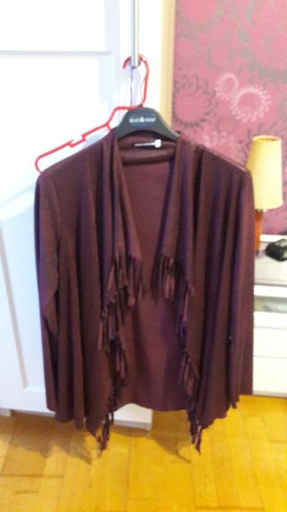 Chaqueta flecos burdeosOferta! Hoy!! 