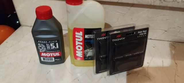 Consumibles para Ec 250 gas gas aceite pastillas..