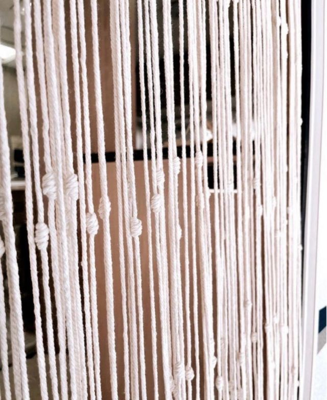 Cortina macrame