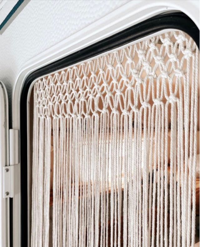 Cortina macrame