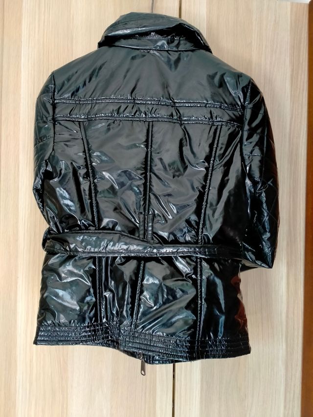 giacca giubbotto donna ragazza vernice m