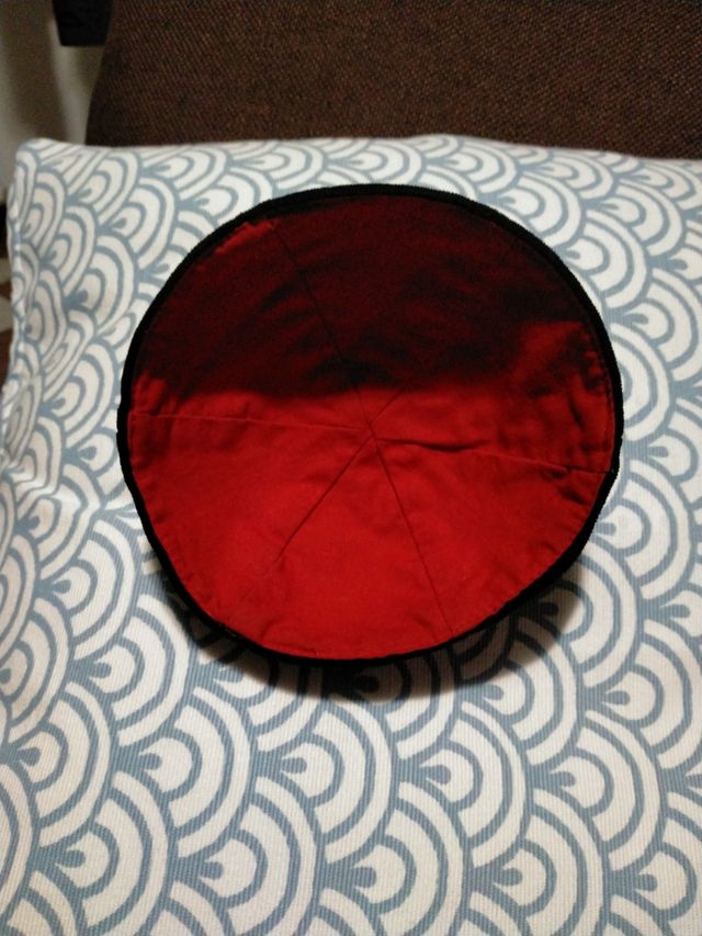 cappello kippah copricapo nero