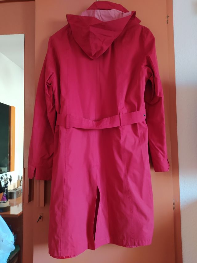 gabardina rojo/granate