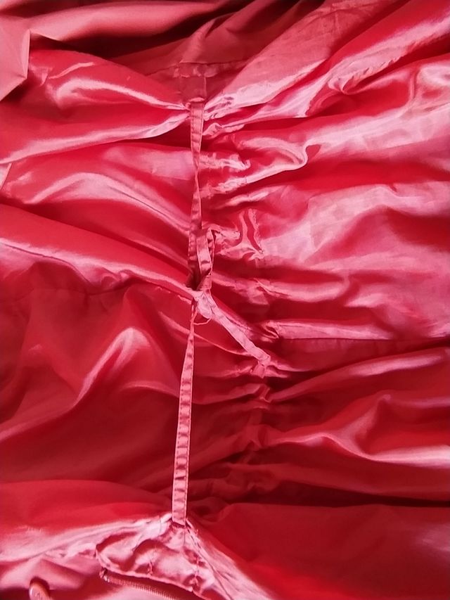 gabardina rojo/granate