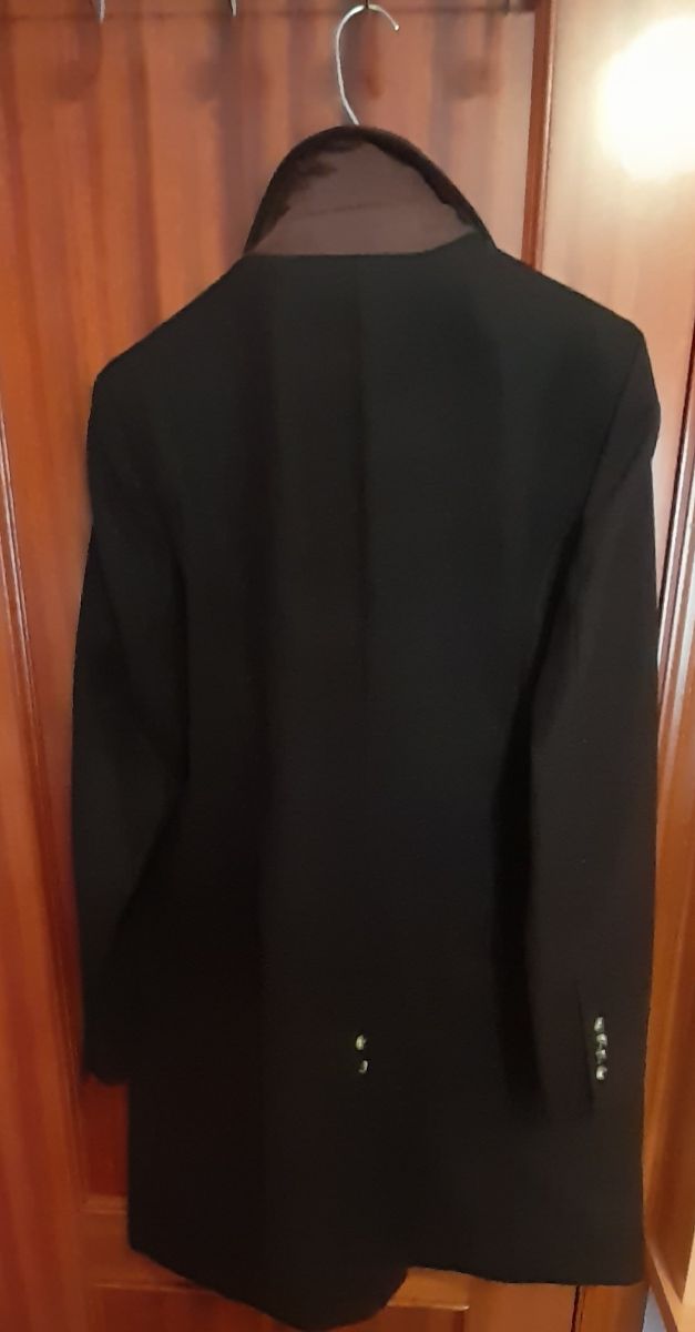 Chaquetón negro mujer