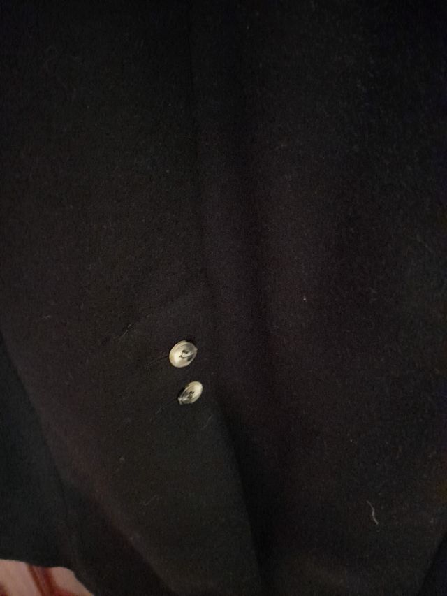 Chaquetón negro mujer