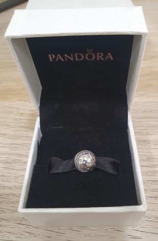 Charm Pandora clip luna brillantes
