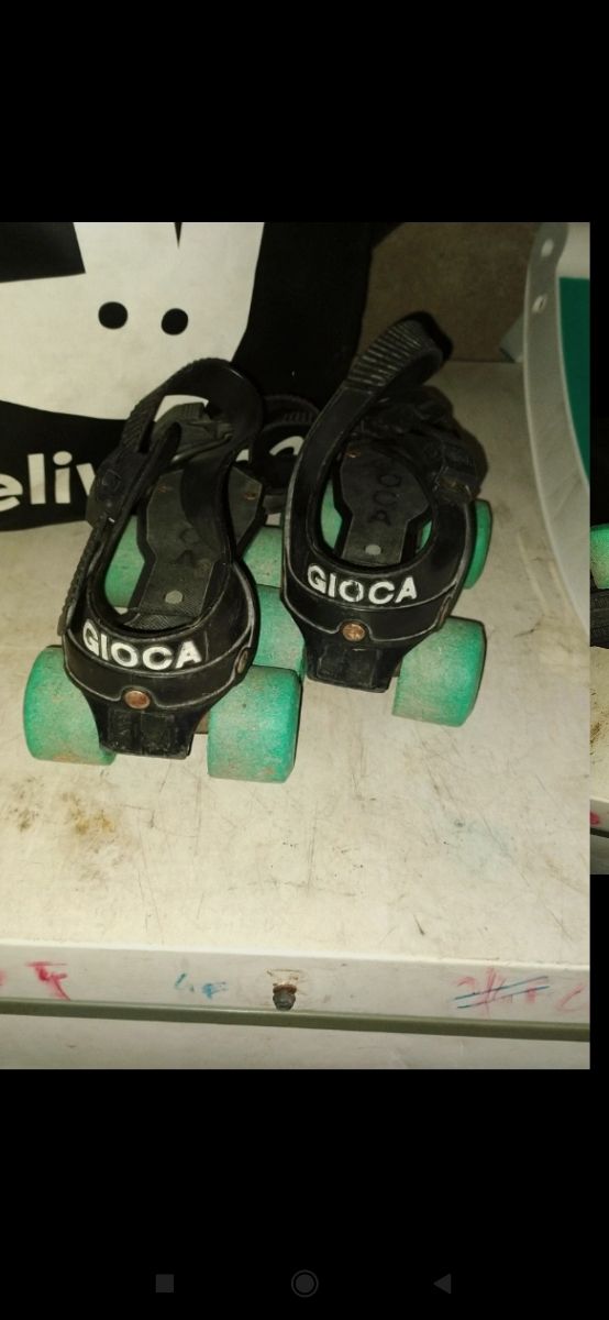 Pattini 4 ruote vintage bambini da 20 cm a 26 cm