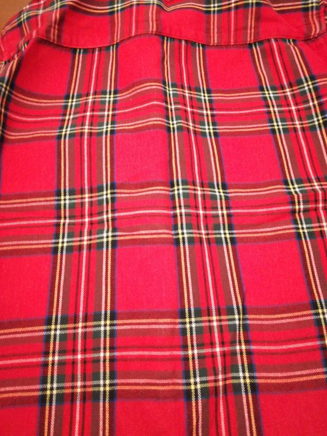 Camisa cuadros roja.