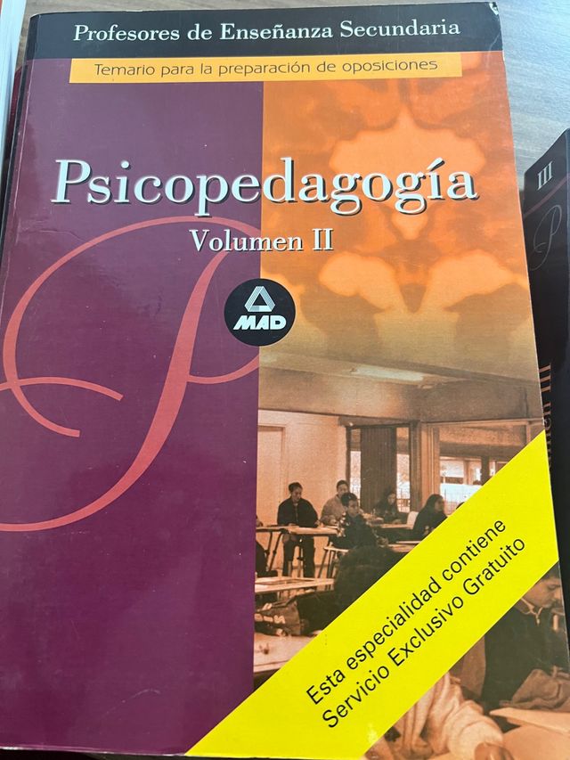 Temario Oposiciones Secundaria Psicopedagogia