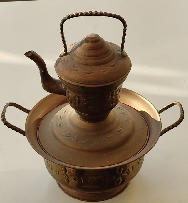 Lavamanos árabe tradicional Tass Chllal. De adorno