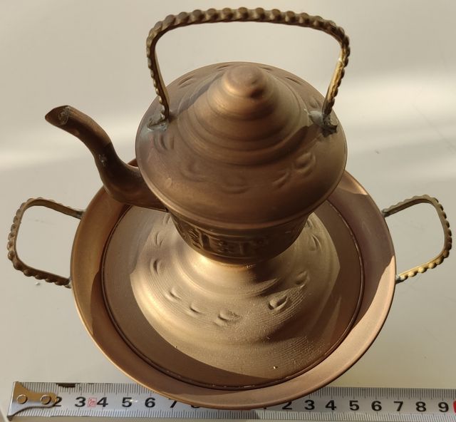 Lavamanos árabe tradicional Tass Chllal. De adorno