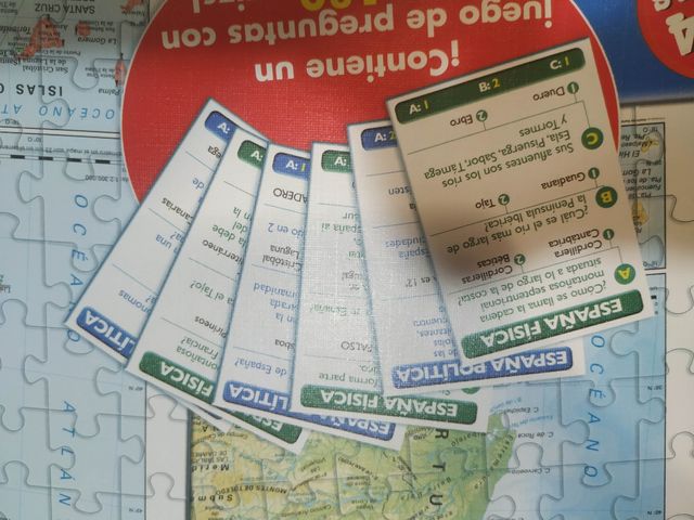 PUZLE GEOGRÁFICO ESPAÑA DE VICENS VIVES