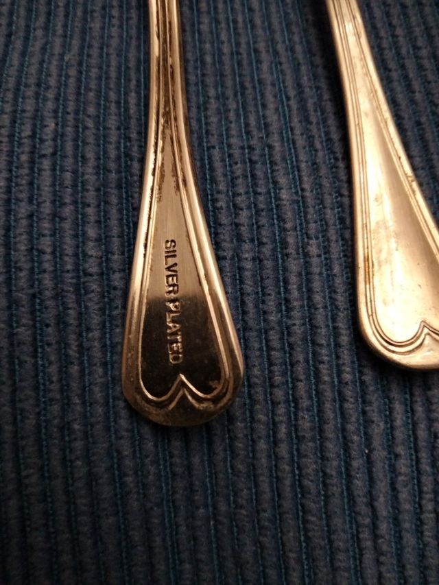 cucharillas silver plated