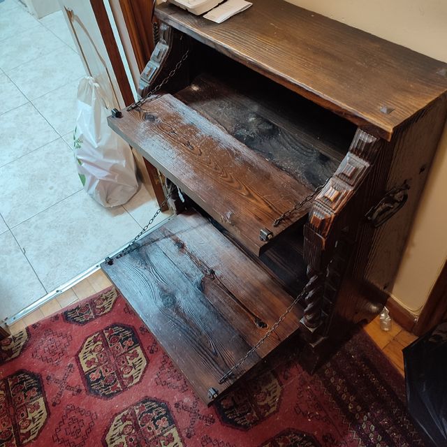 Mueble bargueño castellano antiguo hecho a mano