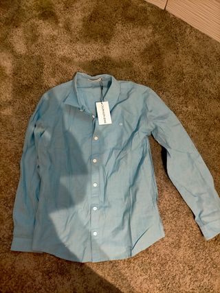 camisa azul Calvin Klein 