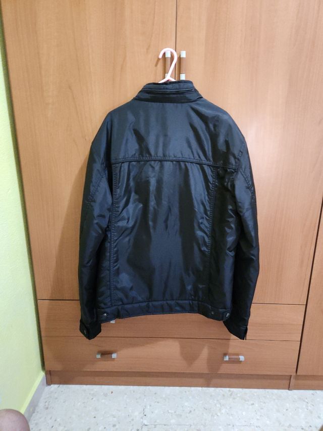 chaqueta de invierno hombre negra