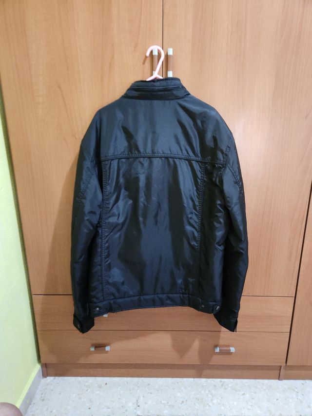 chaqueta de invierno hombre negra