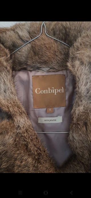 Piumino beige Conbipel