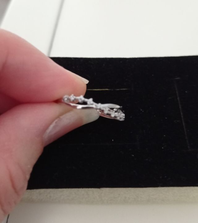 anillo plata número 14