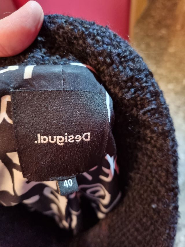 Abrigo mujer DESIGUAL talla 40