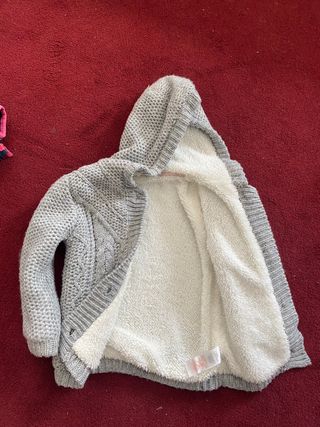 Chaqueta de lana y borrego interior
