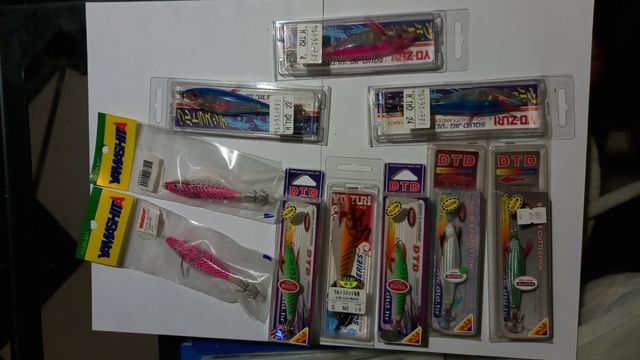 lote jibioneras yozuri, dtd y yamashitas